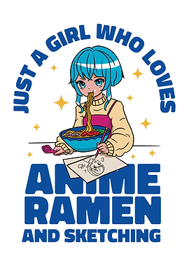 Anime Ramen and Sketching