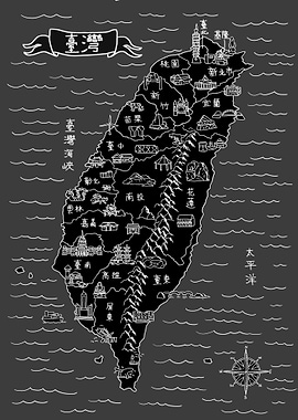 Dark Map of Taiwan