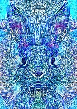 Rabbit Fairy Winter Forest