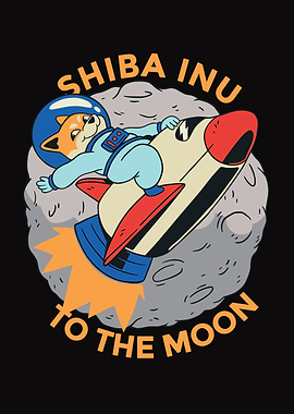 Shiba Inu coin to the moon