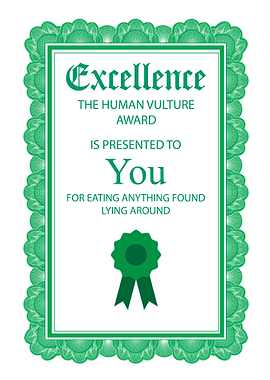 Certificate Funny Wall Art