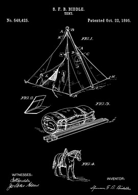 Tent patent 1895