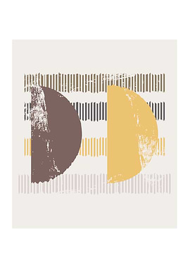 Yellow Half moon lineart