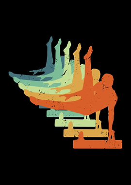 Gymnastics Cool Retro