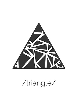 Black and White Triangle