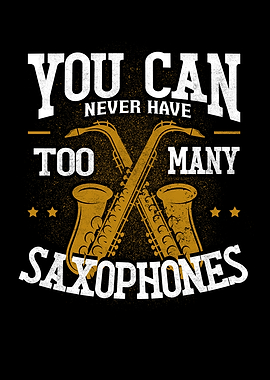 Funny Saxophonist Graphic
