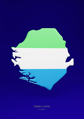 Sierra Leone Freetown Flag