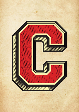 Vintage Letter C