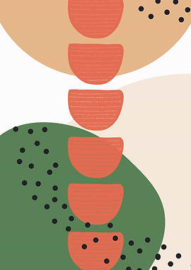 Abstract bold shapes I