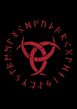 Viking Horn of Odin Runes