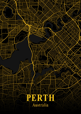 PERTH GOLD CITY MAP