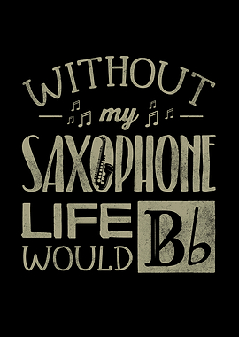 Funny Saxophonist Graphic