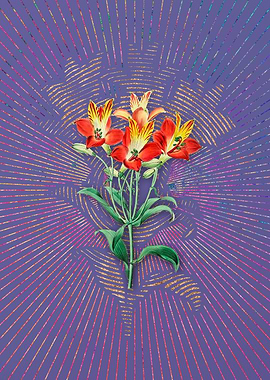 Red Speckle Alstromeria