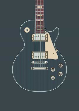 Rock Standard Dark Guitar