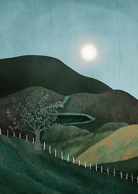 Lone Tree And Full Moon 3