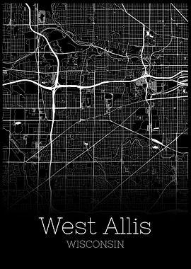 West Allis Wisconsin map