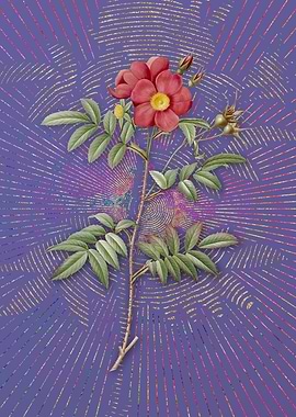 Rosa Redutea Glauca Purple