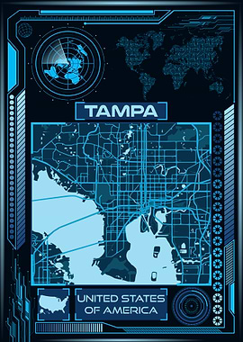 TAMPA MAP USA