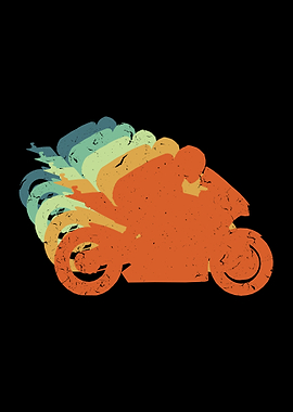 Motorcycle Cool Retro