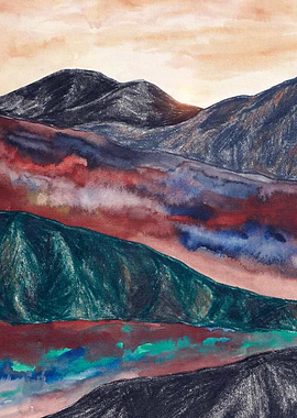 Boho Hills In The Sunset