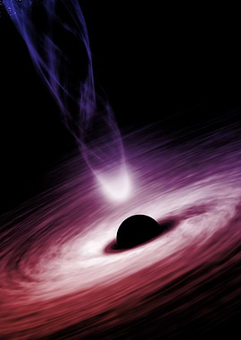 Black Hole Space Galaxy