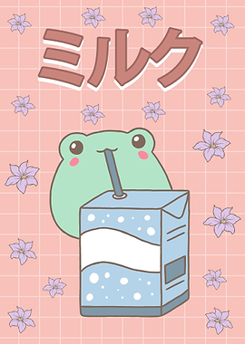 Cottagecore Kawaii Frog
