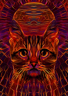 Space Cat Flaming