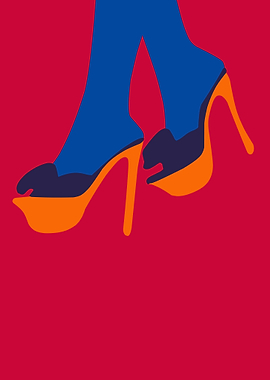 beautiful fashion popart