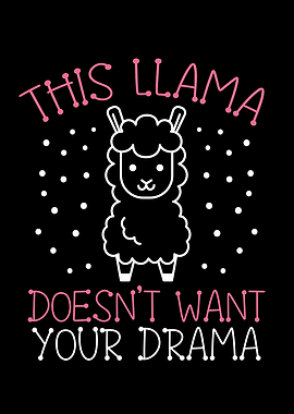 This llama doesnt want