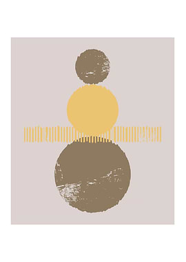 Geometric shape modern art