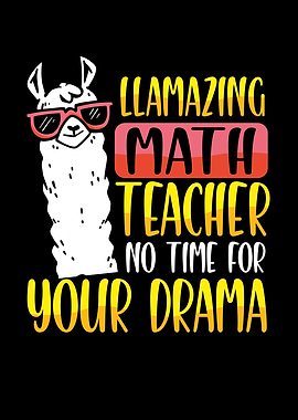 Llama math teacher