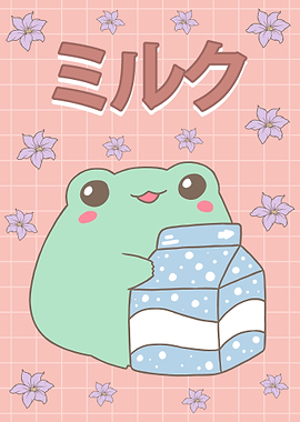 Cottagecore Kawaii Frog