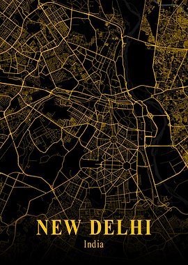 NEW DELHI GOLD CITY MAP