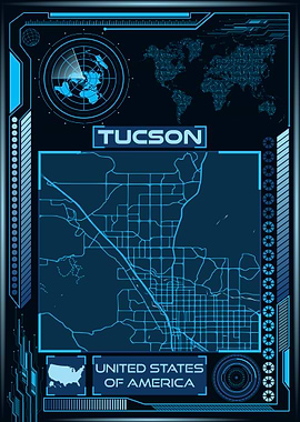 TUCSON MAP USA