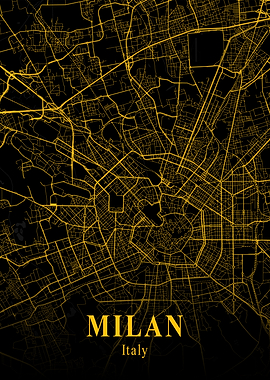 MILAN GOLD CITY MAP