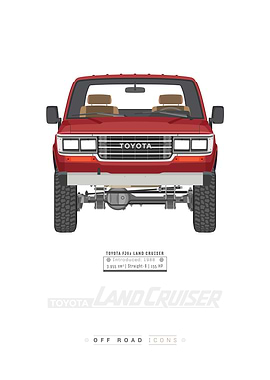 FJ62 red