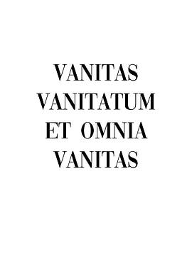 Latin Quote Vanity