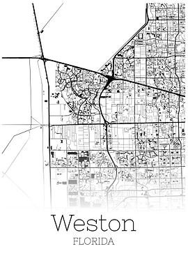 Weston Florida city map