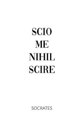 Latin Quote Socrates