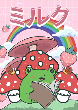 Cottagecore Kawaii Frog