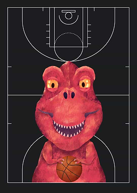 Trex Basketball Player