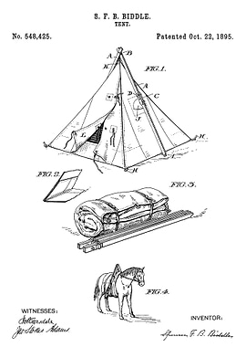 Tent patent 1895