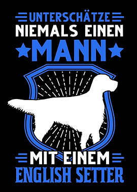 English Setter Mann Englis