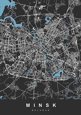 MINSK Map BELARUS