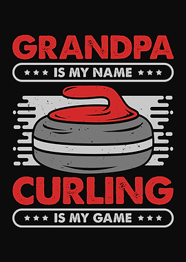 Curling Grandpa Design
