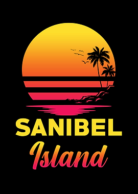 Sanibel Island Retro Beach