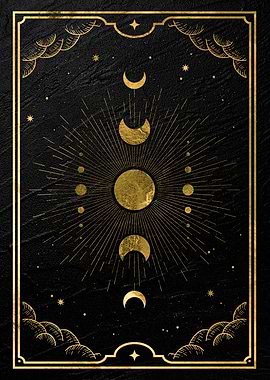 Gold Mystical Tarot