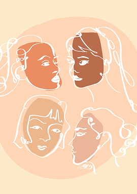 Matisse Woman Faces Pastel