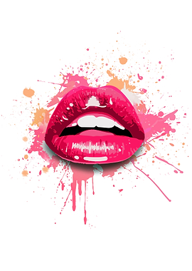 Sexy Woman Lips abstract