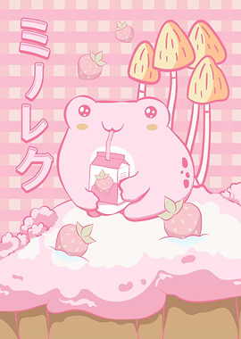 Cottagecore Kawaii Frog